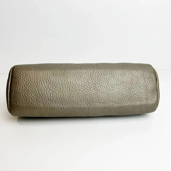Cole Haan genuine leather clutch purse, pebbled gray, Makeup bag, Event, Formal - Picture 5 of 7